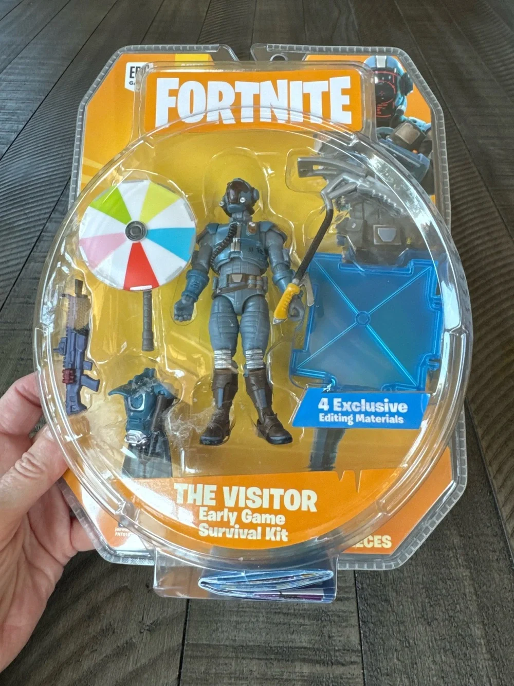 Fortnite Early Game Survival Kit - The Visitor Action Figure Playset (NIB)